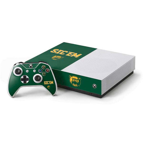Baylor University Sic Em Green Xbox One S All-Digital Edition Bundle Skin