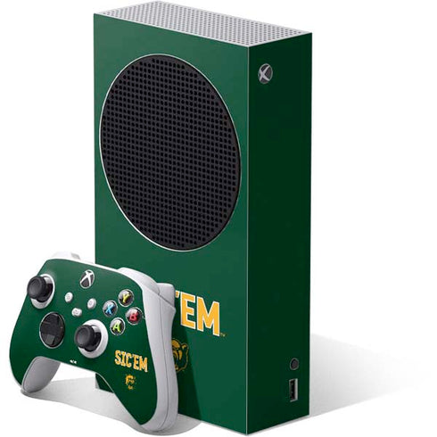 Baylor University Sic Em Green Xbox Series S Bundle Skin