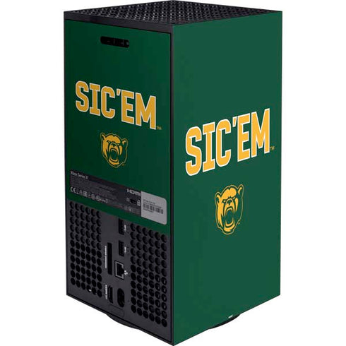 Baylor University Sic Em Green Xbox Series X Bundle Skin