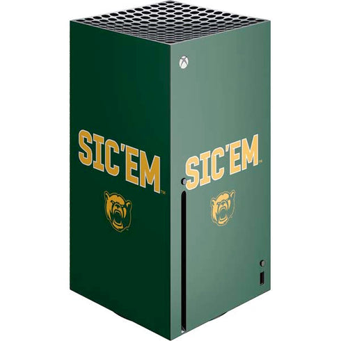 Baylor University Sic Em Green Xbox Series X Console Skin