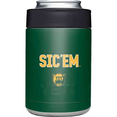 Baylor University Sic Em Green Yeti Colster Can Insulator Skin
