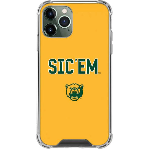 Baylor University Sic Em iPhone 12 Pro Clear Case