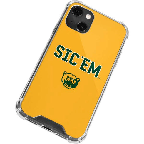 Baylor University Sic Em iPhone 14 Plus Clear Case