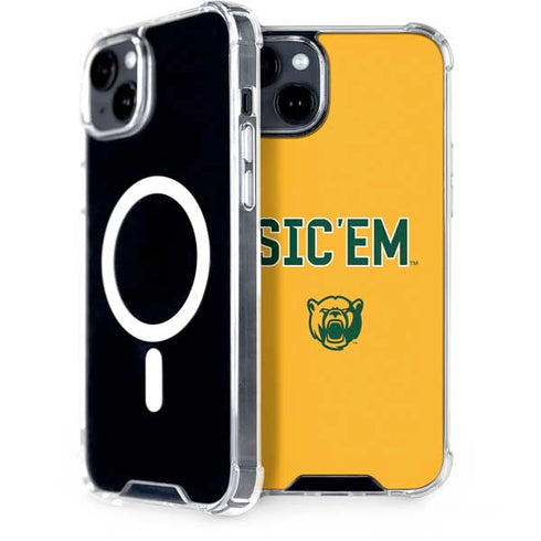 Baylor University Sic Em iPhone 15 Plus MagSafe Case