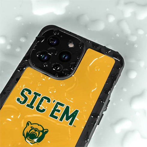 Baylor University Sic Em iPhone 14 Pro Max Waterproof Case