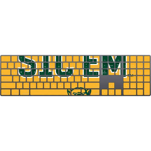 Baylor University Sic Em Magic Keyboard with Numeric Keypad Skin