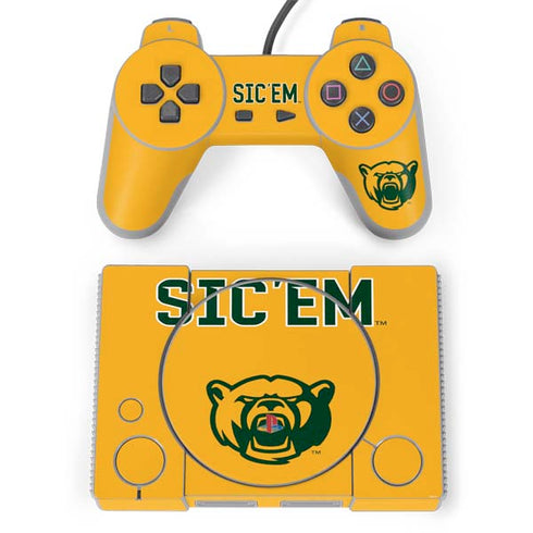 Baylor University Sic Em PlayStation Classic Bundle Skin
