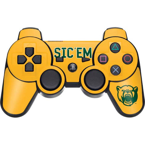 Baylor University Sic Em PS3 Dual Shock wireless controller Skin