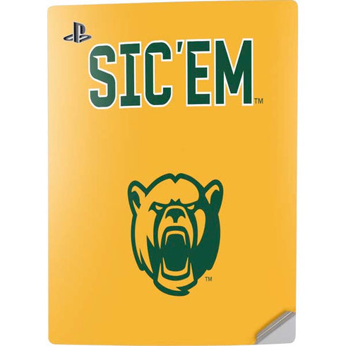 Baylor University Sic Em PS5 Digital Edition Console Skin
