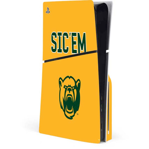 Baylor University Sic Em PS5 Slim Disk Console Skin