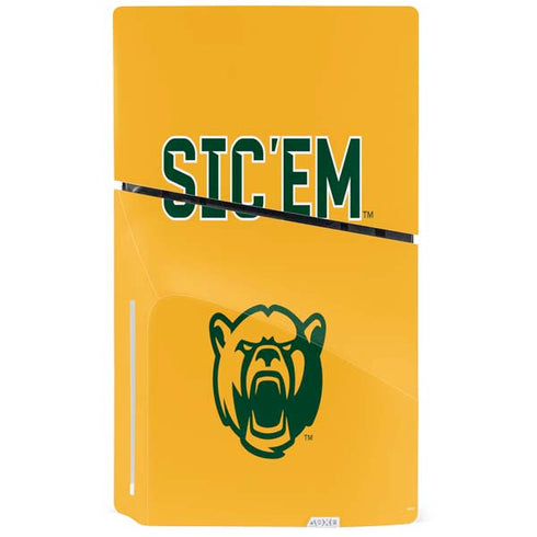 Baylor University Sic Em PS5 Slim Disk Console Skin