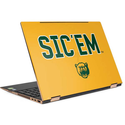 Baylor University Sic Em HP Spectre Skin