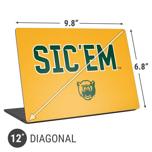 Baylor University Sic Em Universal Laptop 12in (9.8 x 6.8in) Skin