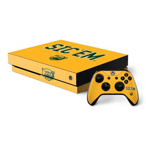 Baylor University Sic Em Xbox One X Bundle Skin
