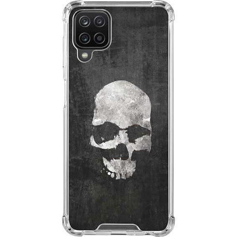Silent Skull Galaxy A12 Clear Case