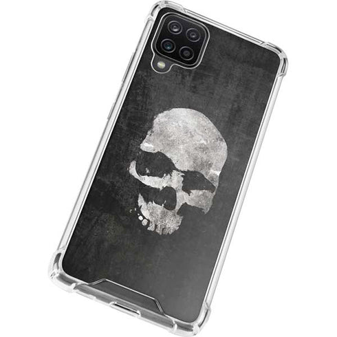 Silent Skull Galaxy A12 Clear Case