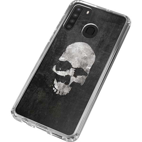 Silent Skull Galaxy A21 Clear Case