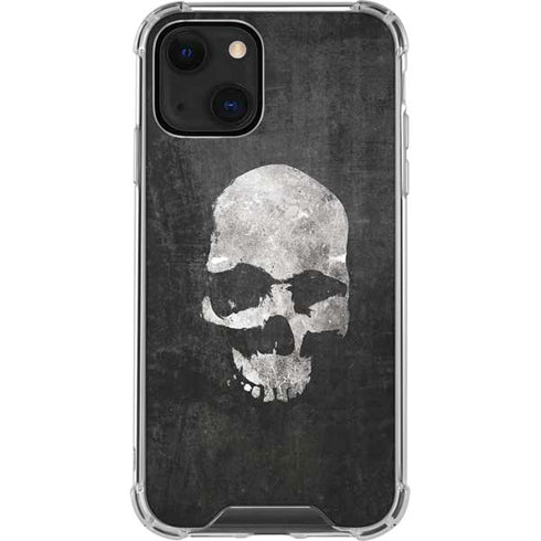 Silent Skull iPhone 14 Clear Case