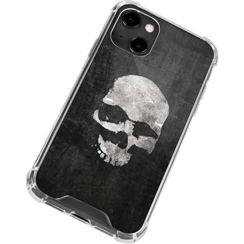 Silent Skull iPhone 14 Clear Case
