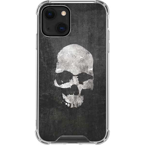 Silent Skull iPhone 14 Plus Clear Case