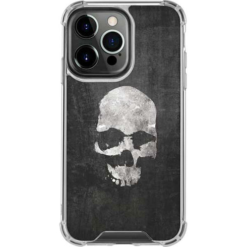 Silent Skull iPhone 14 Pro Clear Case