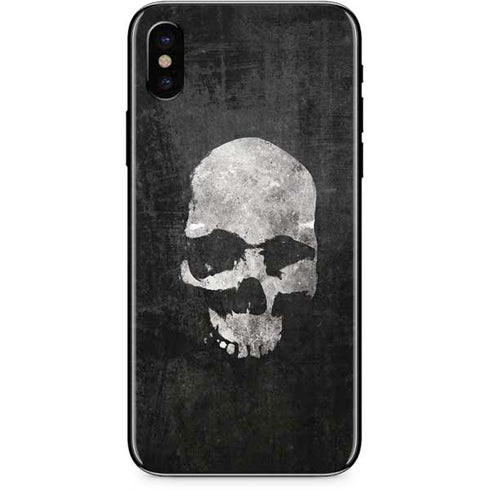 Silent Skull iPhone X Skin