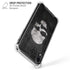 Silent Skull iPhone XR Clear Case
