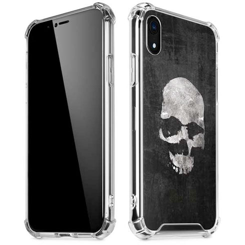 Silent Skull iPhone XR Clear Case