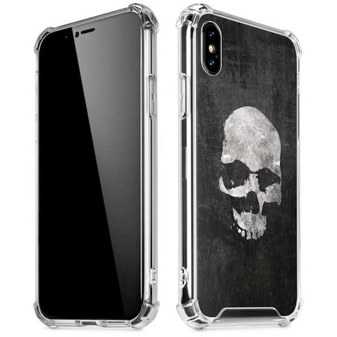 Silent Skull iPhone XS Max Clear Case