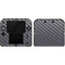 Silver Carbon Fiber Specialty Texture Material Nintendo 2DS Skin
