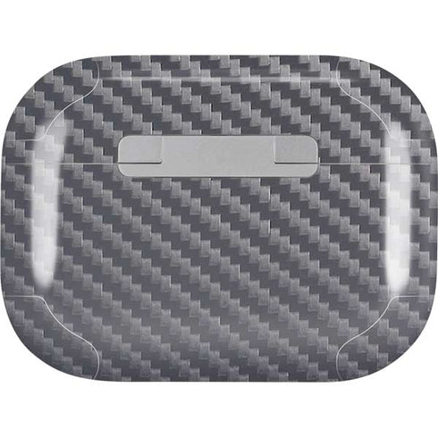 Silver Carbon Fiber Specialty Texture Material AirPods Pro 2nd Gen Skin
