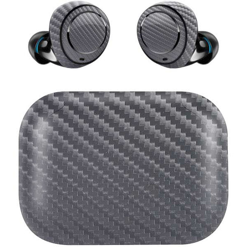 Silver Carbon Fiber Specialty Texture Material Amazon Echo Buds Skin