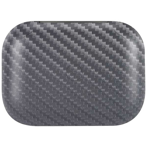 Silver Carbon Fiber Specialty Texture Material Amazon Echo Buds Skin