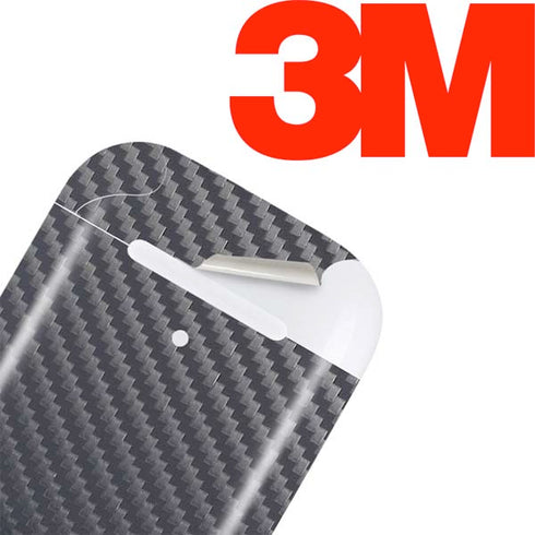 Silver Carbon Fiber Specialty Texture Material Apple AirPods 2 Skin