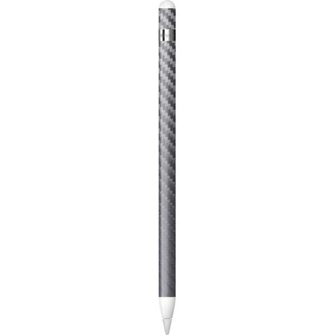 Silver Carbon Fiber Specialty Texture Material Apple Pencil (1st Gen, 2017) Skin