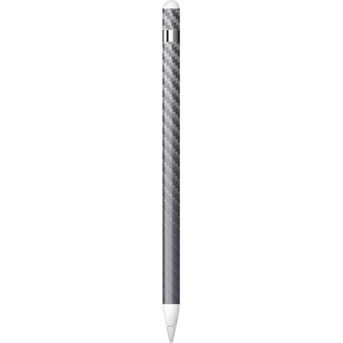 Silver Carbon Fiber Specialty Texture Material Apple Pencil (1st Gen, 2017) Skin