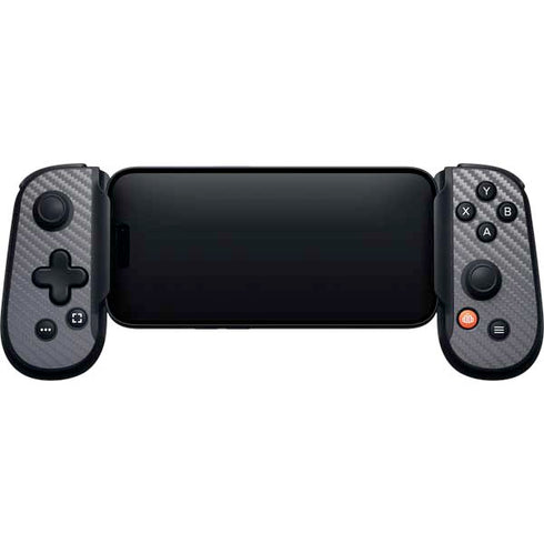 Silver Carbon Fiber Specialty Texture Material Backbone One for iPhone Game Controller Skin