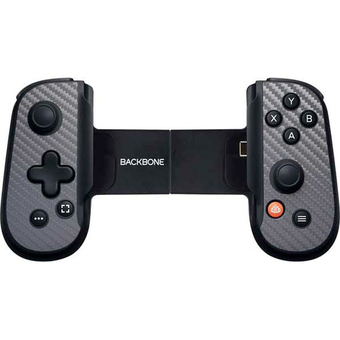 Silver Carbon Fiber Specialty Texture Material Backbone One for iPhone Game Controller Skin