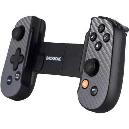 Silver Carbon Fiber Specialty Texture Material Backbone One for iPhone Game Controller Skin