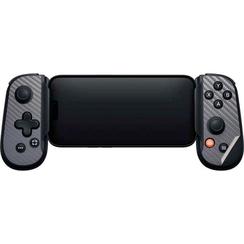 Silver Carbon Fiber Specialty Texture Material Backbone One for iPhone Game Controller Skin