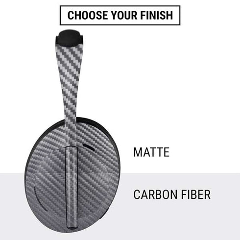 Silver Carbon Fiber Specialty Texture Material Bose Noise Cancelling Headphones 700 Skin