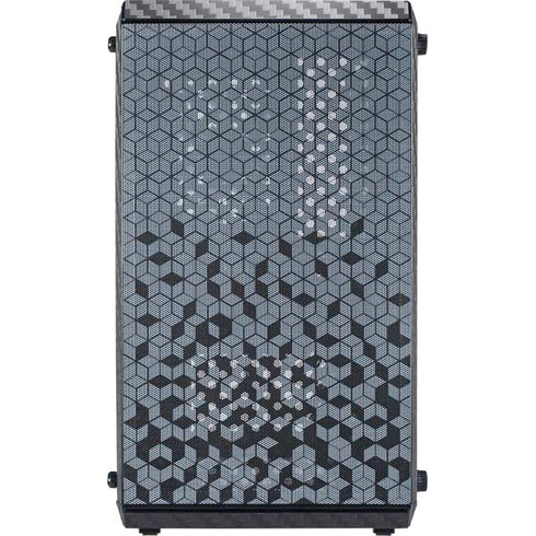 Silver Carbon Fiber Specialty Texture Material Cooler Master MasterBox Q300L Mini Tower Skin