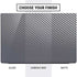 Silver Carbon Fiber Specialty Texture Material Dell Vostro Skin