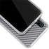 Silver Carbon Fiber Specialty Texture Material Galaxy A10e Clear Case