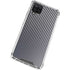 Silver Carbon Fiber Specialty Texture Material Galaxy A12 Clear Case