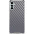 Silver Carbon Fiber Specialty Texture Material Galaxy A13 5G Clear Case
