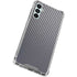 Silver Carbon Fiber Specialty Texture Material Galaxy A14 5G Clear Case