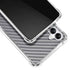 Silver Carbon Fiber Specialty Texture Material Galaxy A14 5G Clear Case