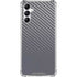Silver Carbon Fiber Specialty Texture Material Galaxy A15 5G Clear Case