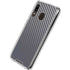 Silver Carbon Fiber Specialty Texture Material Galaxy A30 Clear Case